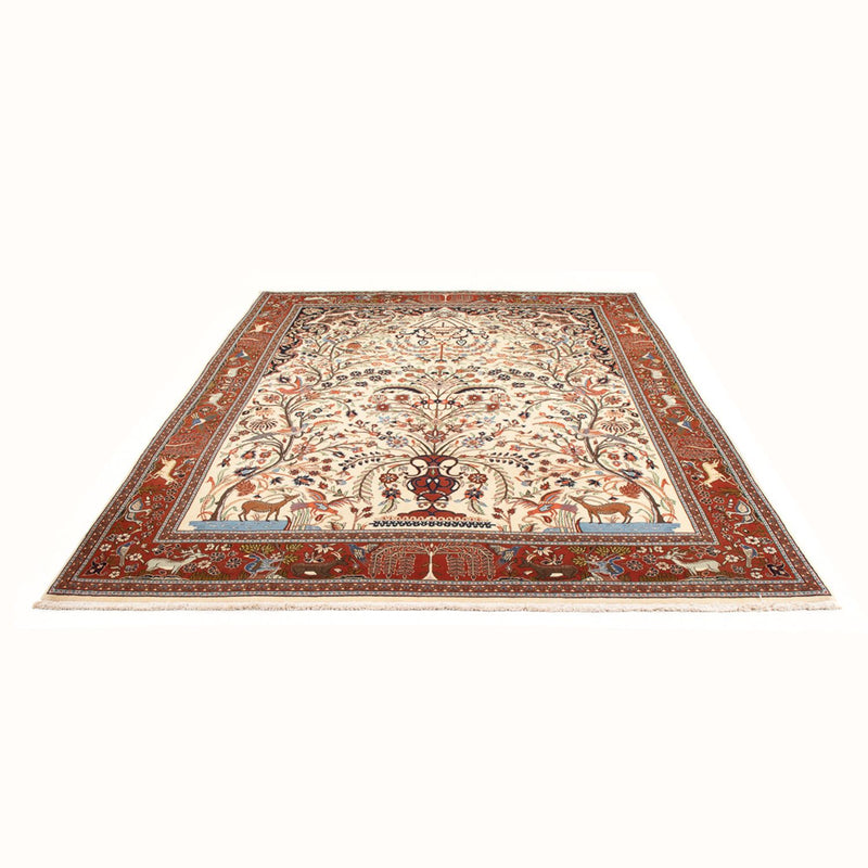 Persisk tæppe - Ghom - 280 x 211 cm - creme
