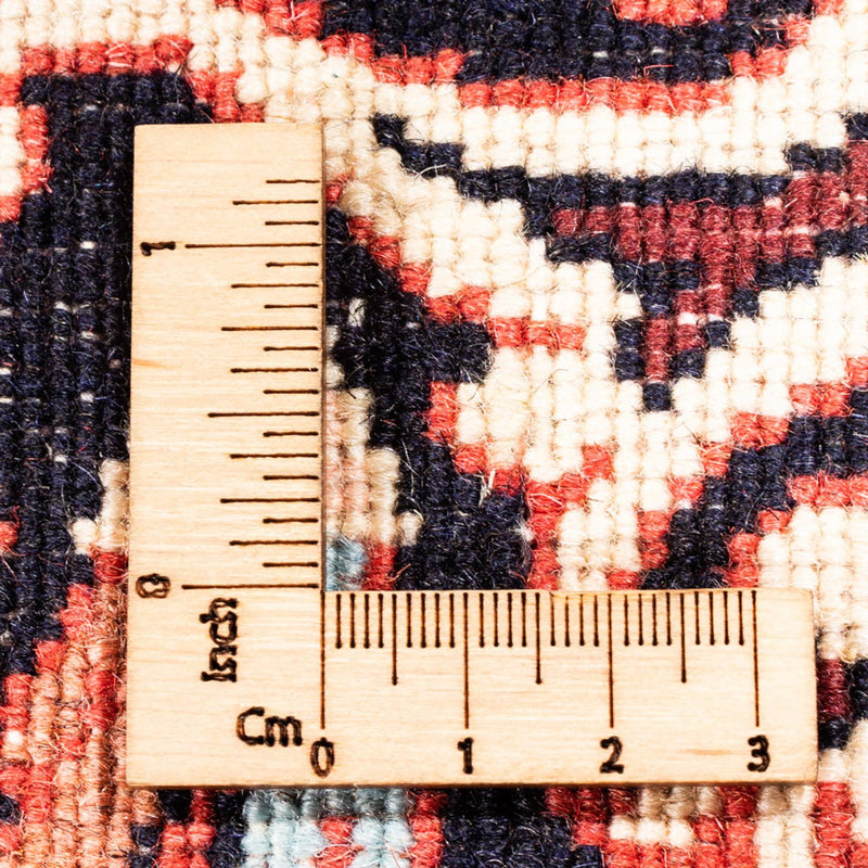 Persisk tæppe - Bijar - Royal - 233 x 200 cm - lysrød