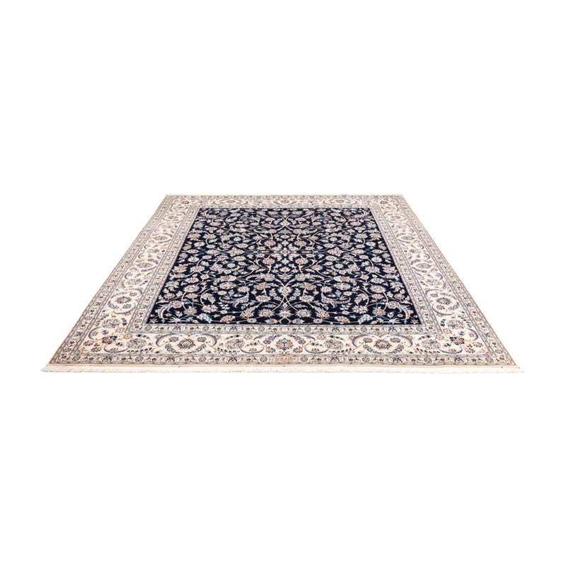 Persisk tæppe - Nain - Premium - 260 x 215 cm - mørkeblå