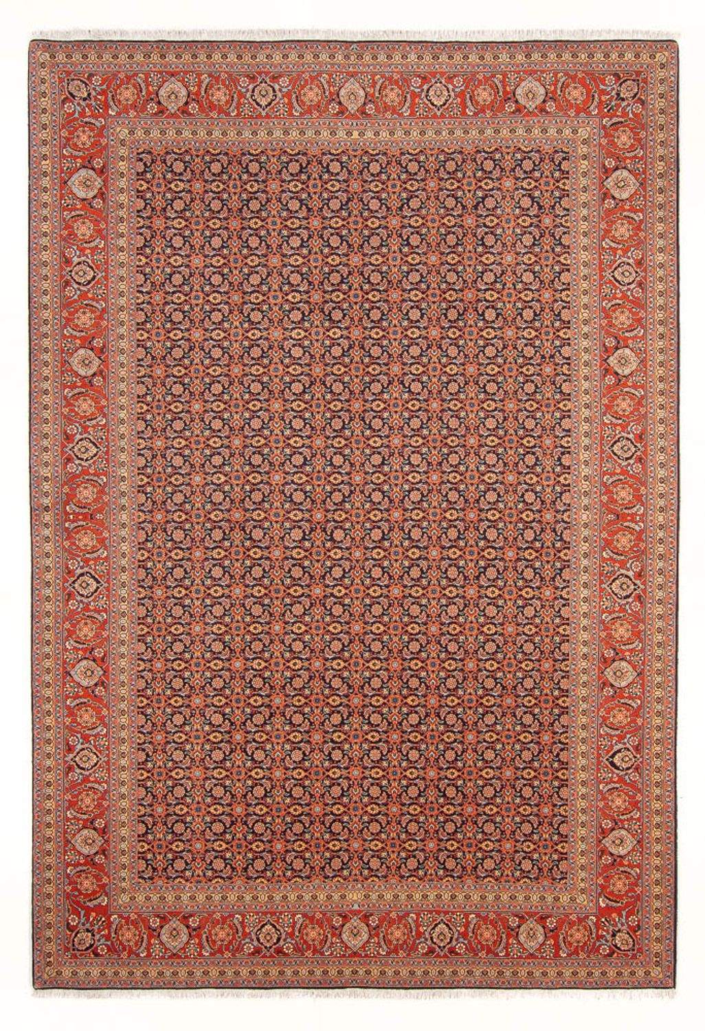Persisk tæppe - Tabriz - Royal - 295 x 204 cm - mørkeblå