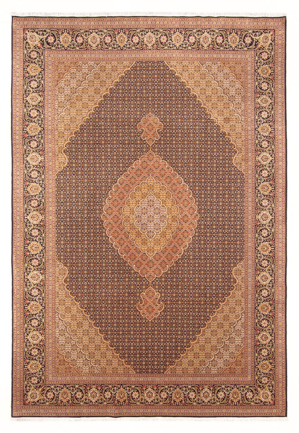 Persisk tæppe - Tabriz - Royal - 293 x 198 cm - orange