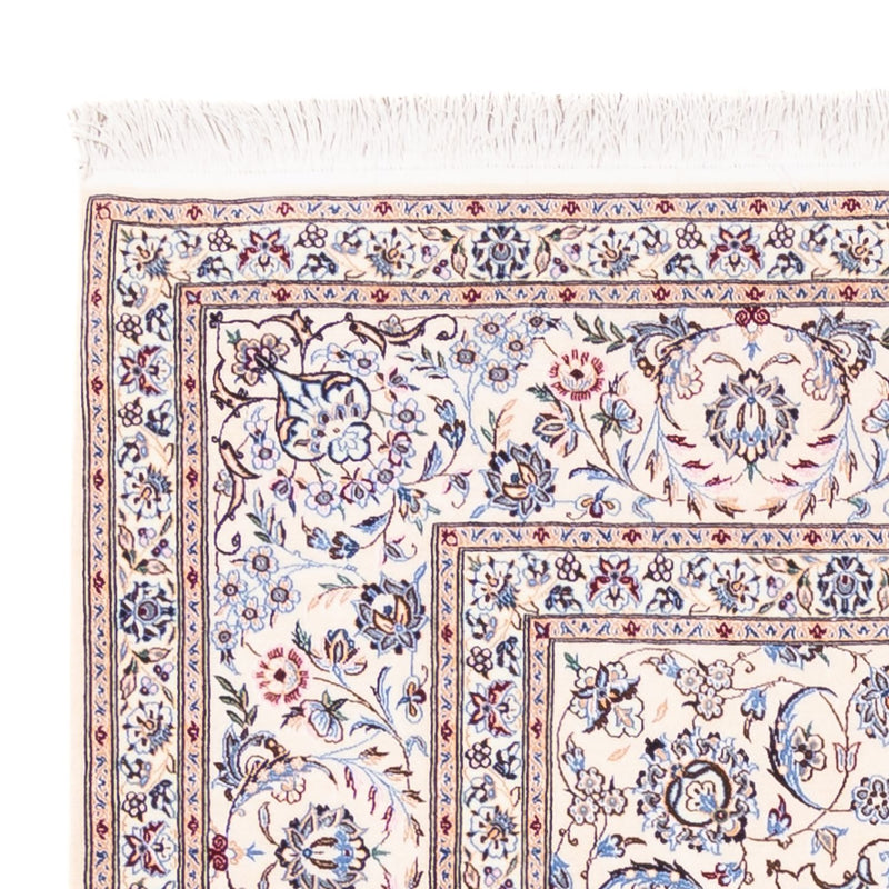 Persisk tæppe - Nain - Premium firkantet  - 203 x 201 cm - creme