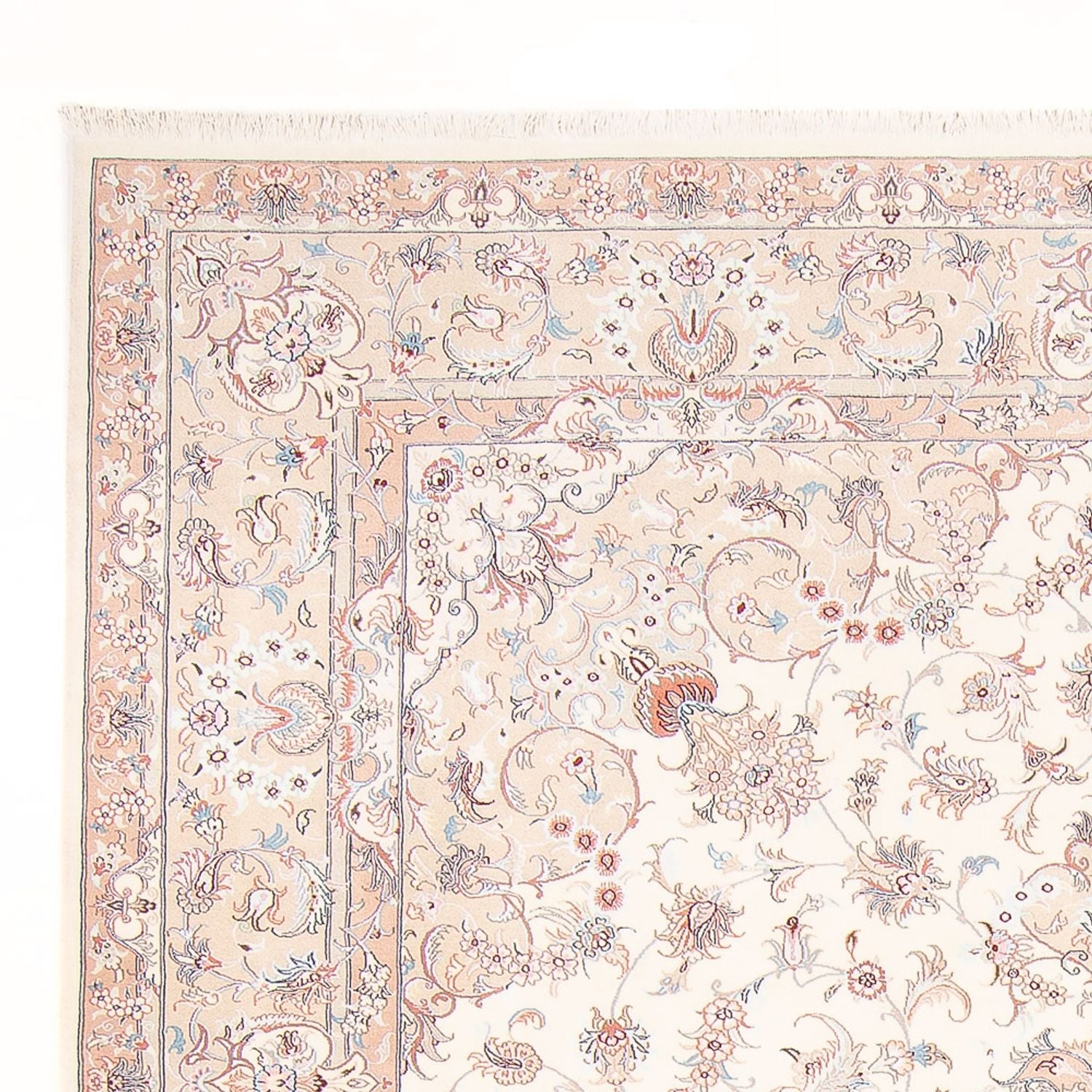 Persisk tæppe - Tabriz - Royal - 343 x 247 cm - creme