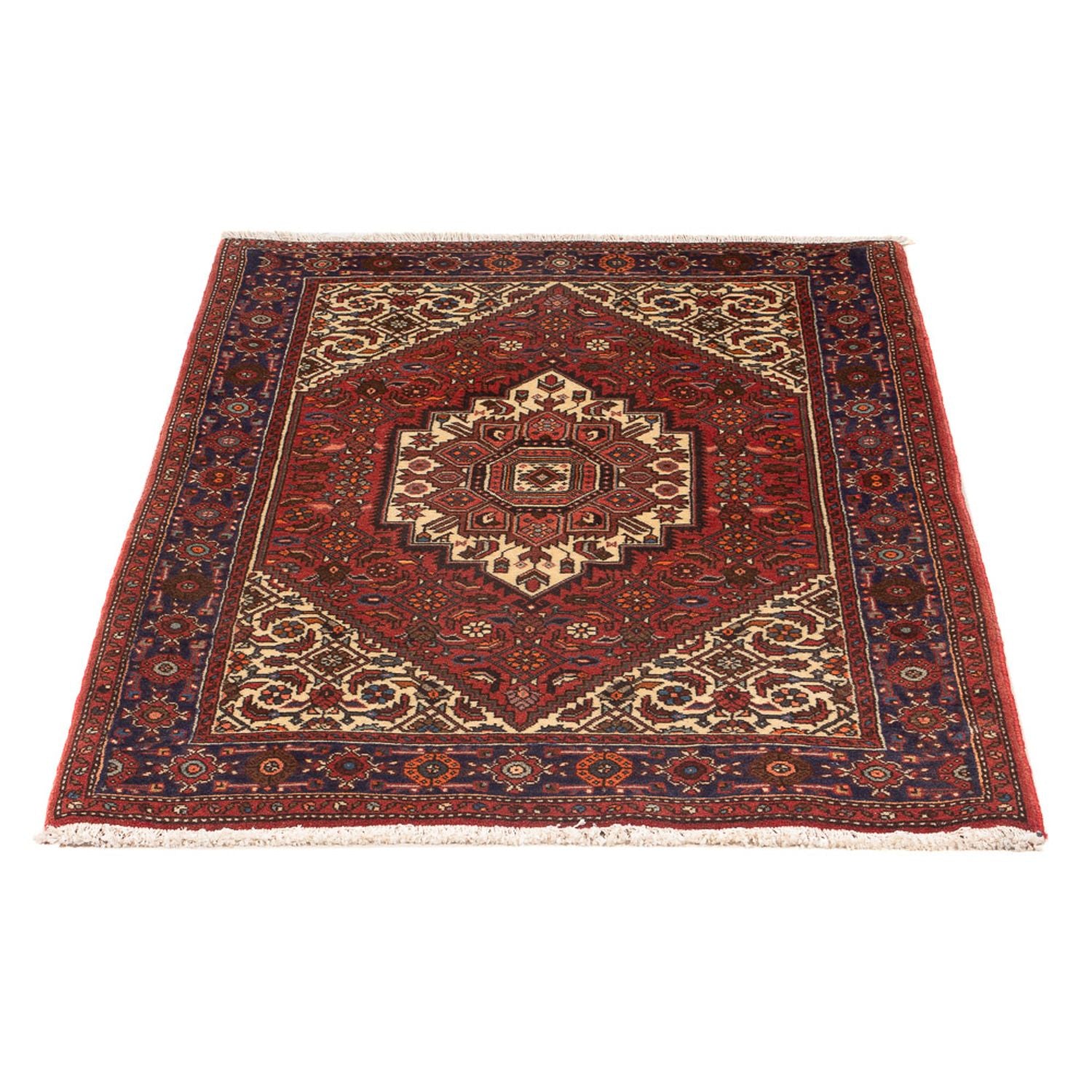Persisk tæppe - Nomadisk - 120 x 77 cm - creme