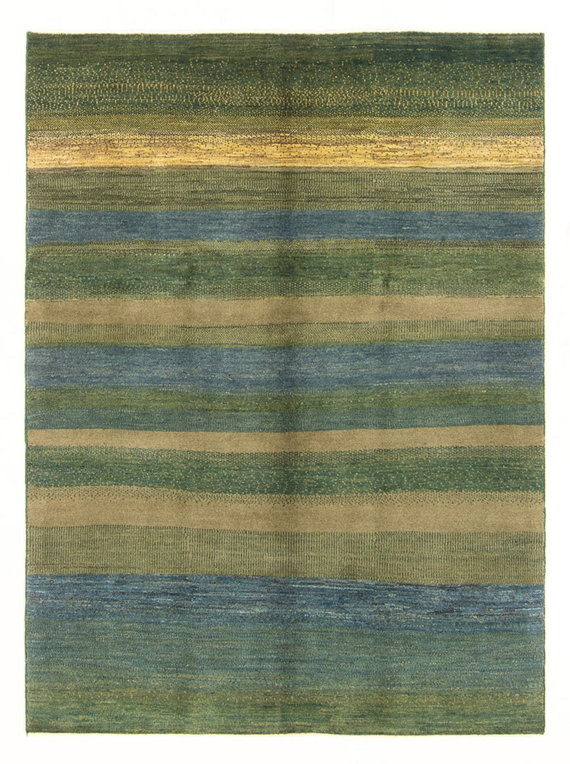 Gabbeh-tæppe - Persisk - 208 x 150 cm - lysegrøn