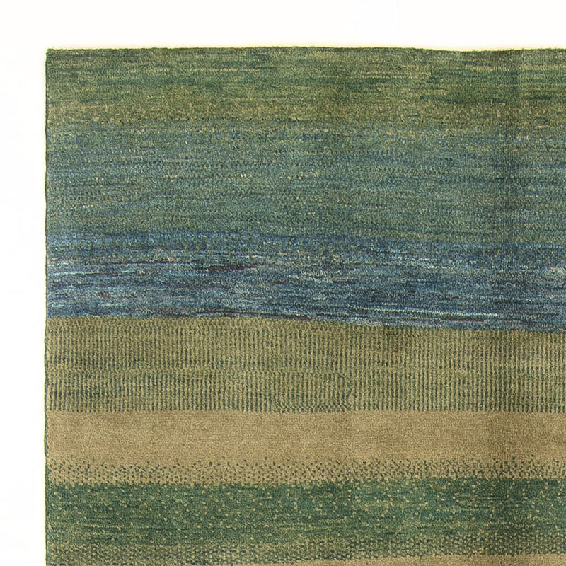 Gabbeh-tæppe - Persisk - 208 x 150 cm - lysegrøn