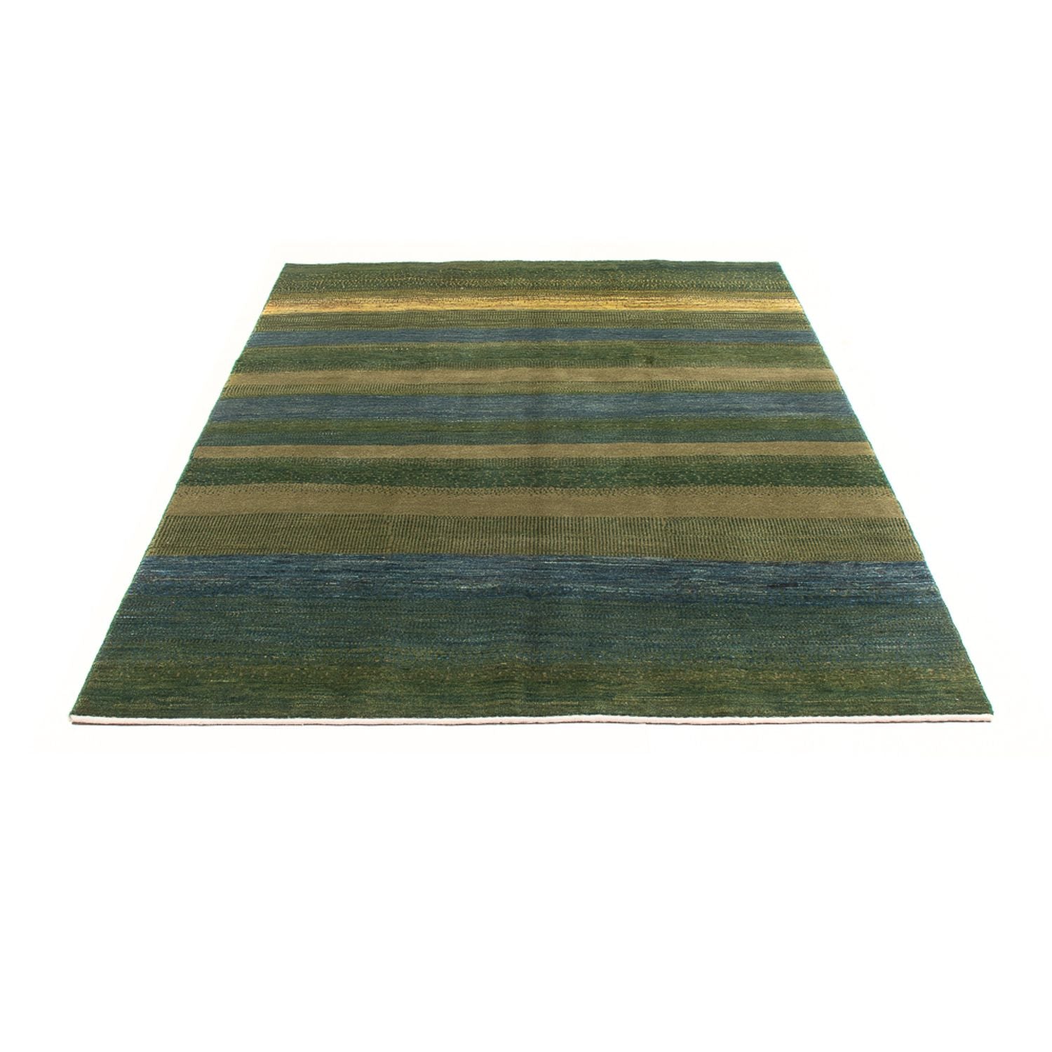 Gabbeh-tæppe - Persisk - 208 x 150 cm - lysegrøn