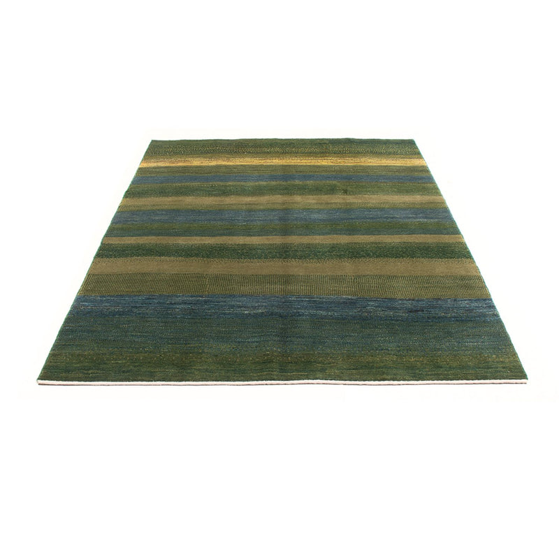 Gabbeh-tæppe - Persisk - 208 x 150 cm - lysegrøn