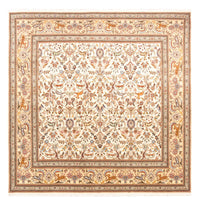 Persisk tæppe - Classic firkantet  - 205 x 205 cm - creme