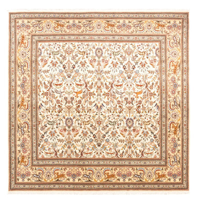 Tabatabaei Tæppe 205x205cm - Persisk tæppe - creme