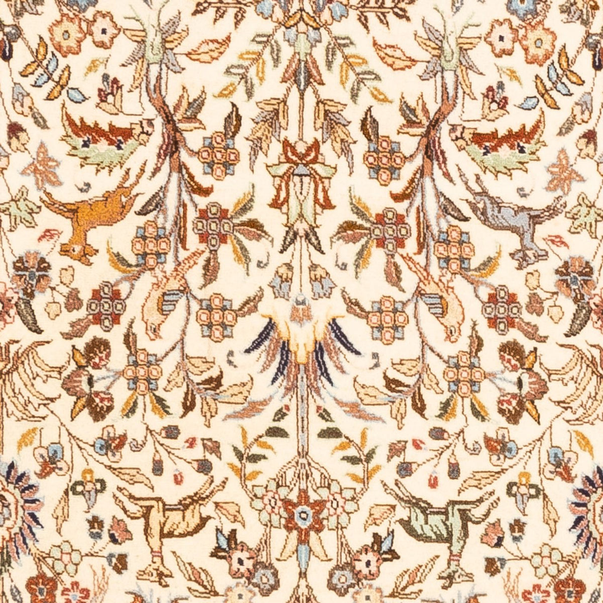 Persisk tæppe - Classic firkantet  - 205 x 205 cm - creme