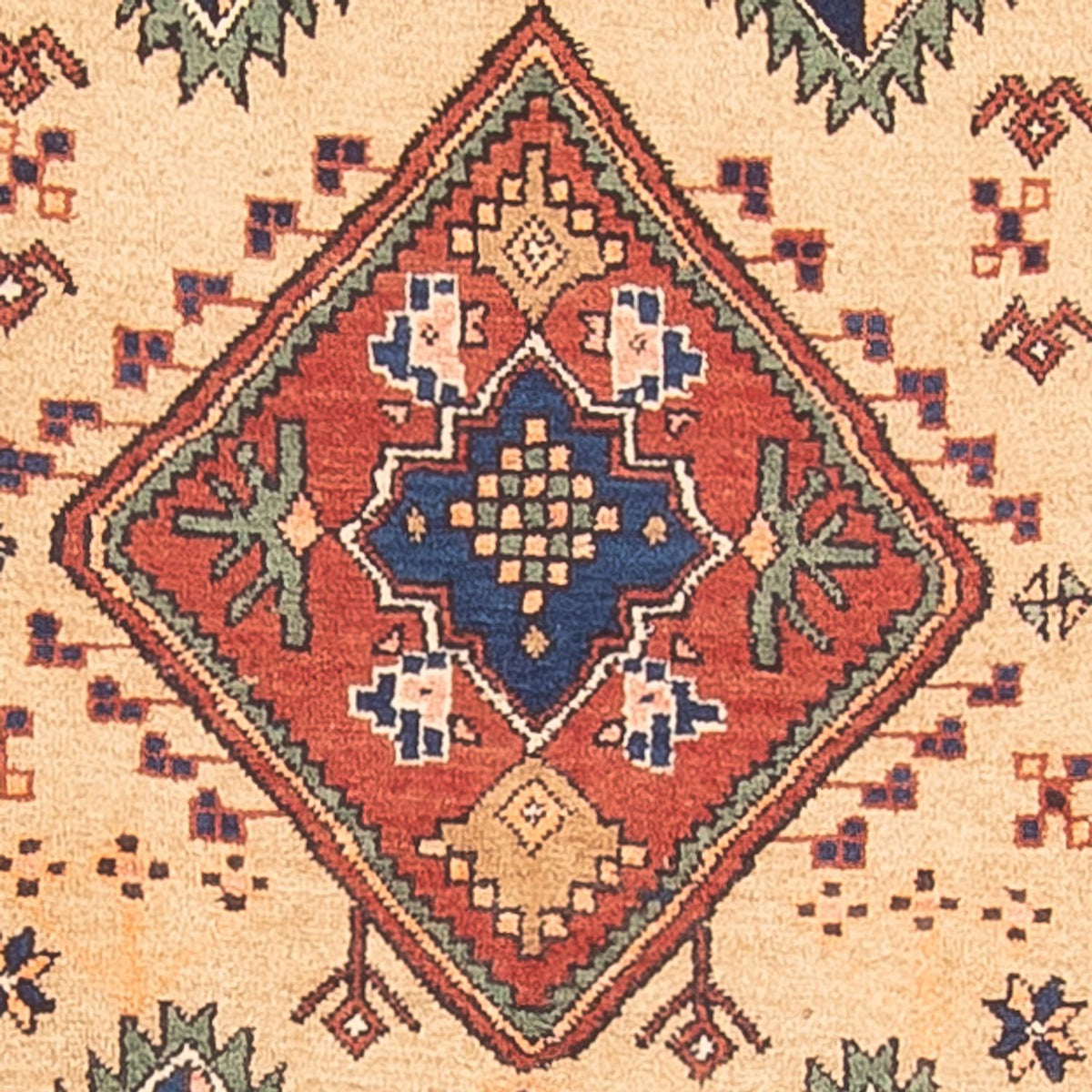 Løber Persisk tæppe - Nomadisk - 412 x 120 cm - beige