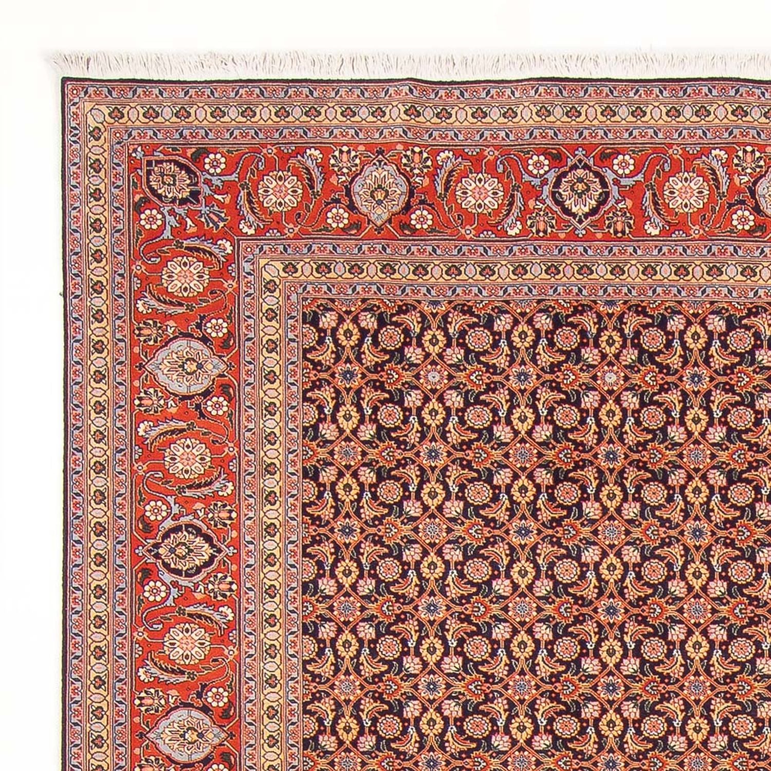 Persisk tæppe - Tabriz - Royal - 290 x 200 cm - mørkeblå