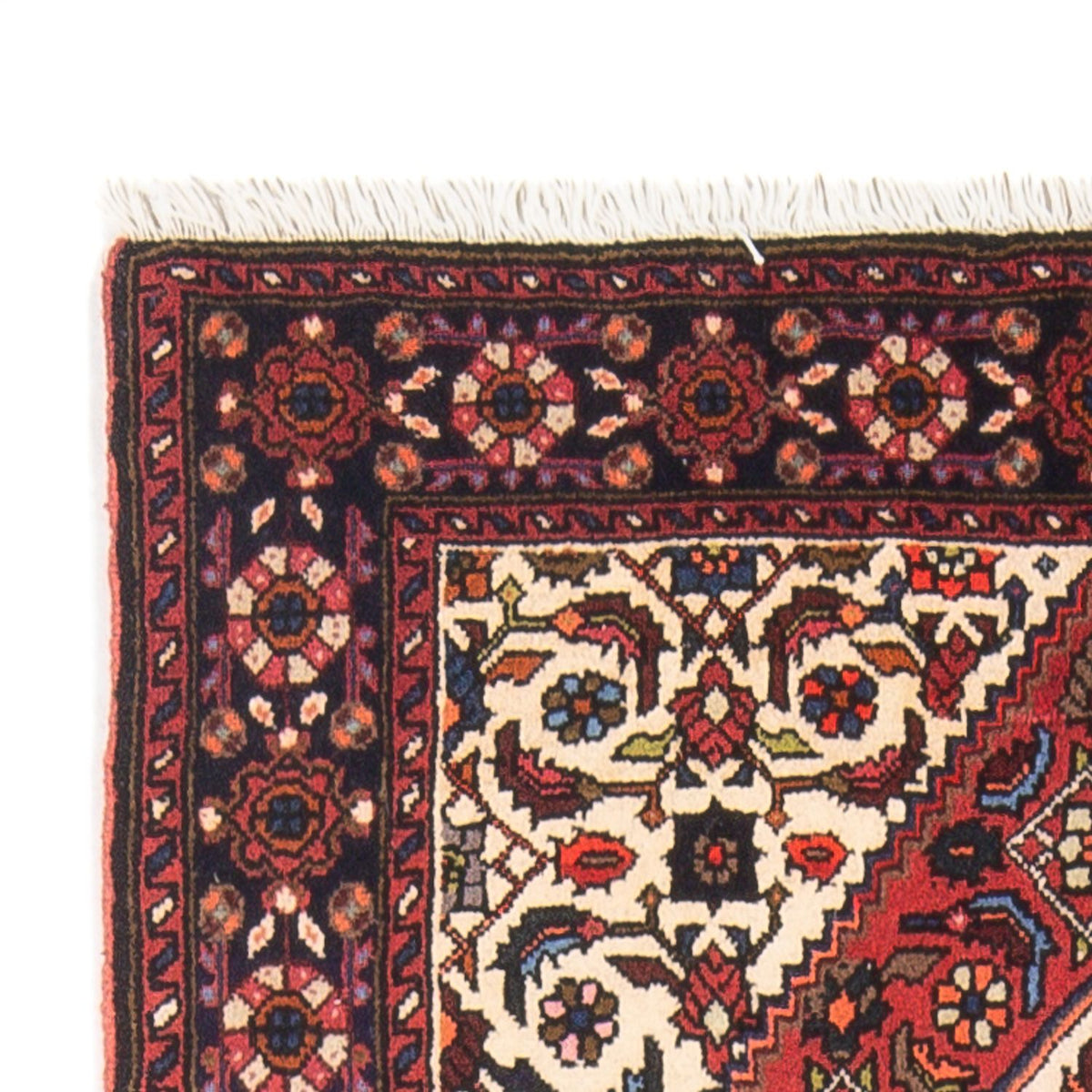 Persisk tæppe - Nomadisk - 120 x 86 cm - creme