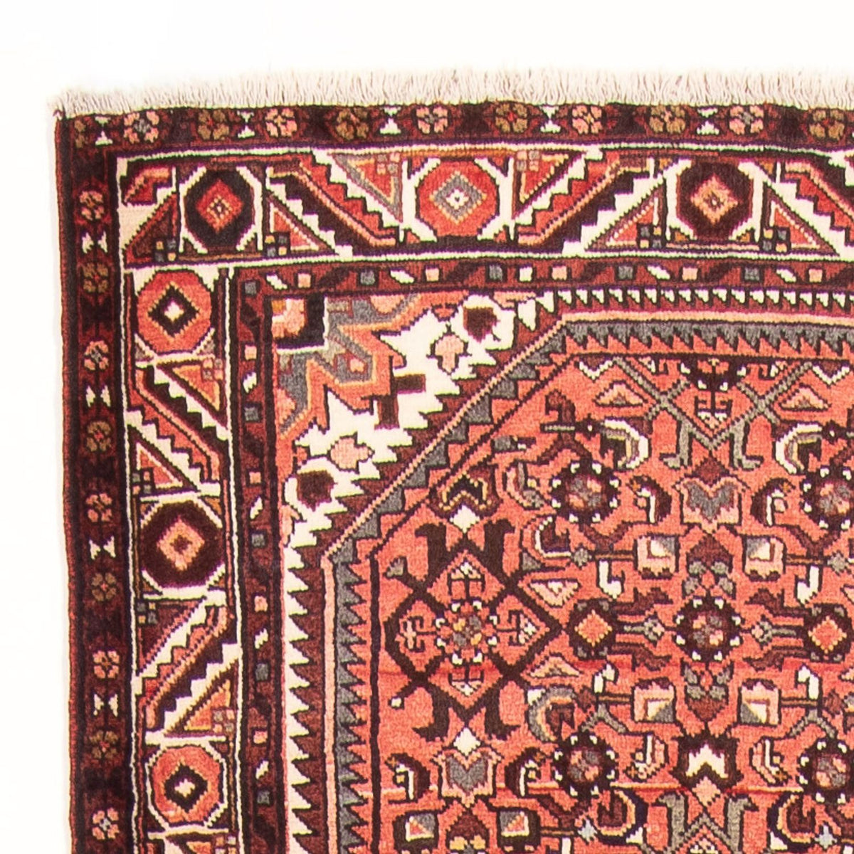 Løber Persisk tæppe - Nomadisk - 350 x 116 cm - rød