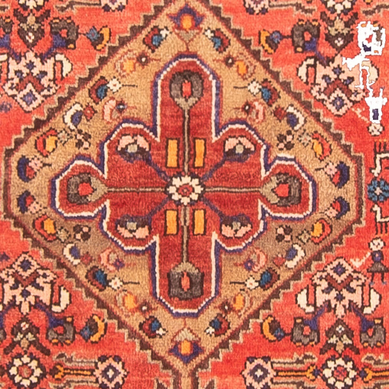 Løber Persisk tæppe - Nomadisk - 375 x 102 cm - rød