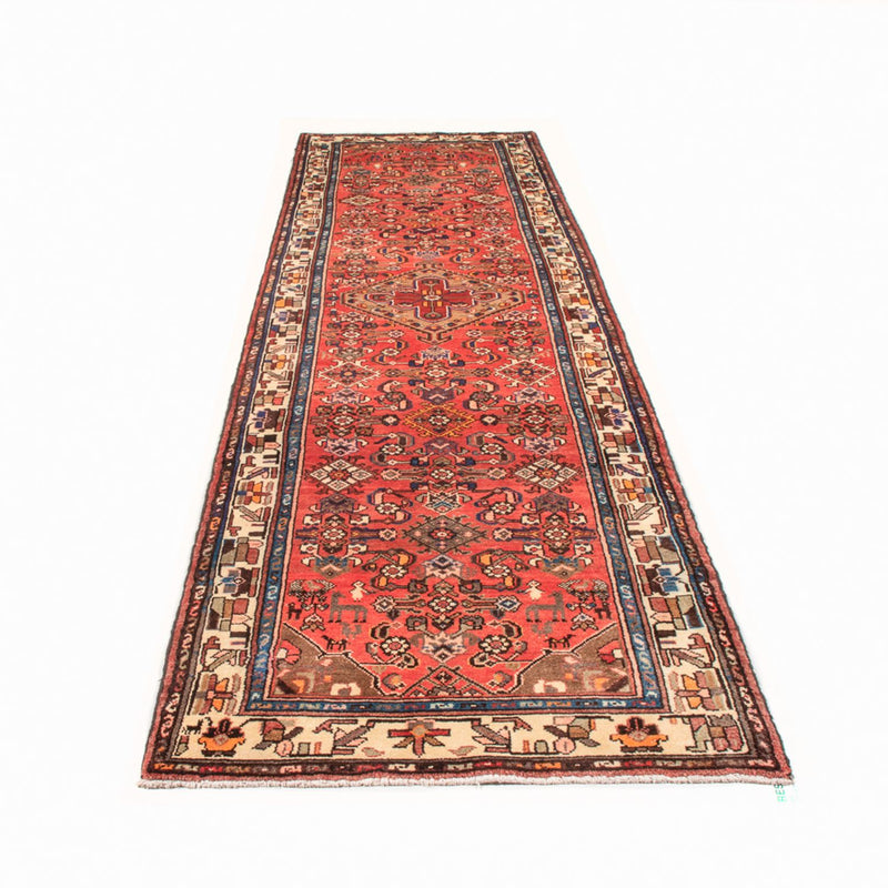Løber Persisk tæppe - Nomadisk - 375 x 102 cm - rød