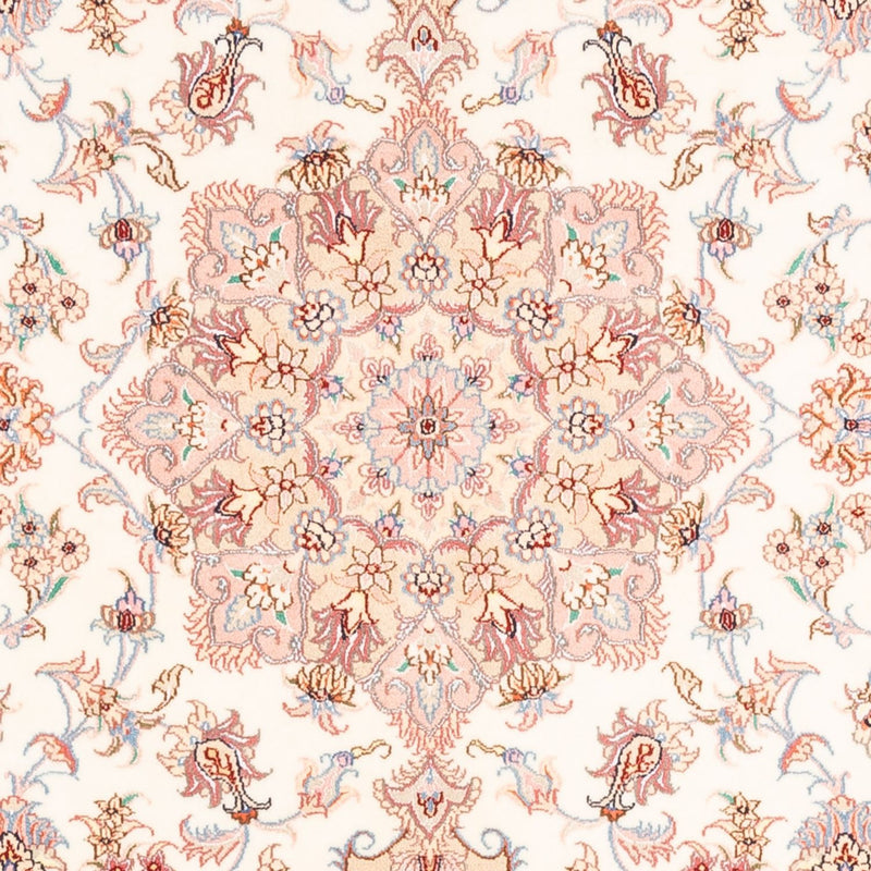 Persisk tæppe - Tabriz - 198 x 149 cm - creme