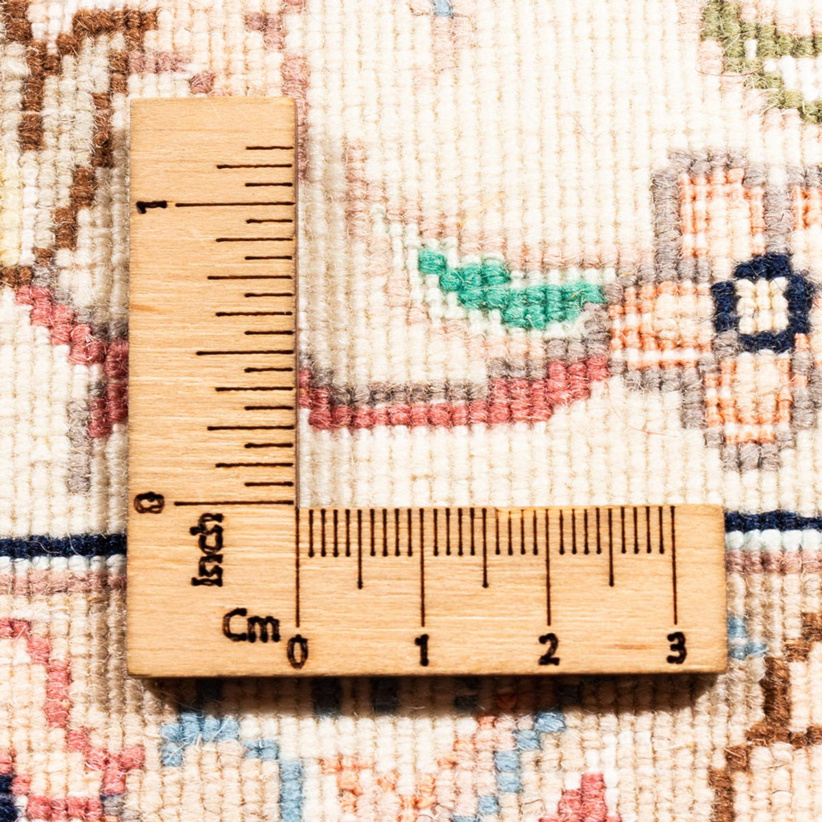 Persisk tæppe - Tabriz - 198 x 149 cm - creme