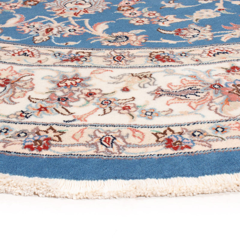 Persisk tæppe - Tabriz - Royal rundt  - 200 x 200 cm - blå