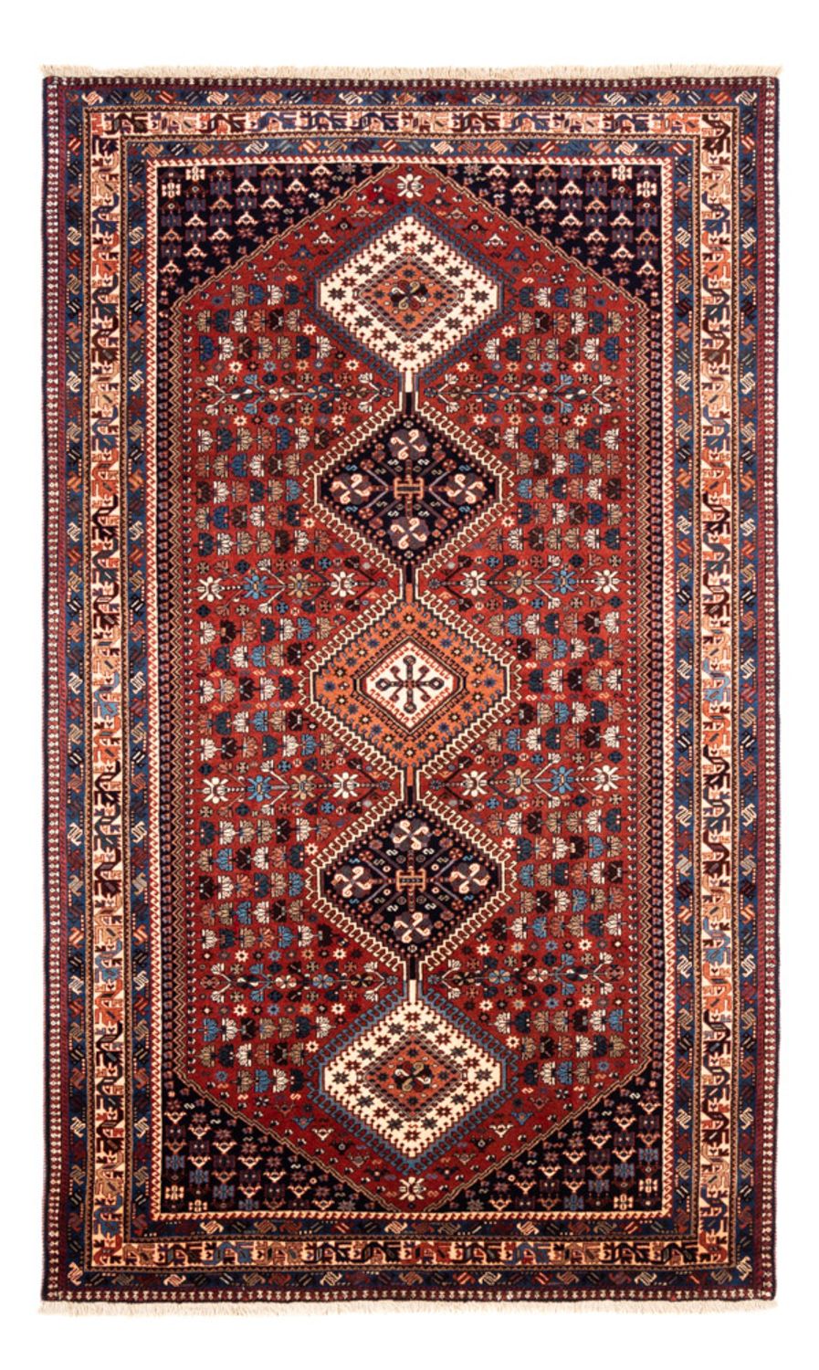 Persisk tæppe - Nomadisk - 252 x 152 cm - rød