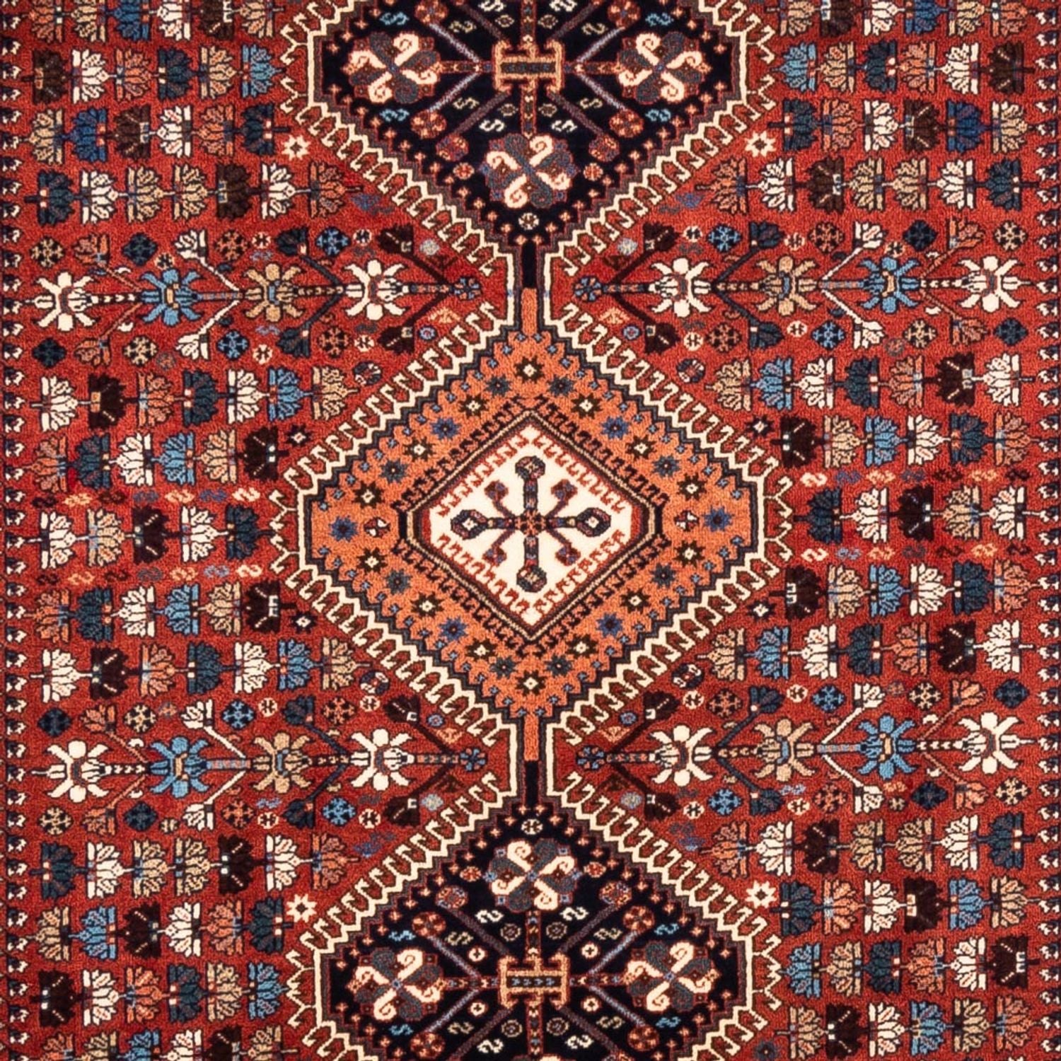 Persisk tæppe - Nomadisk - 252 x 152 cm - rød