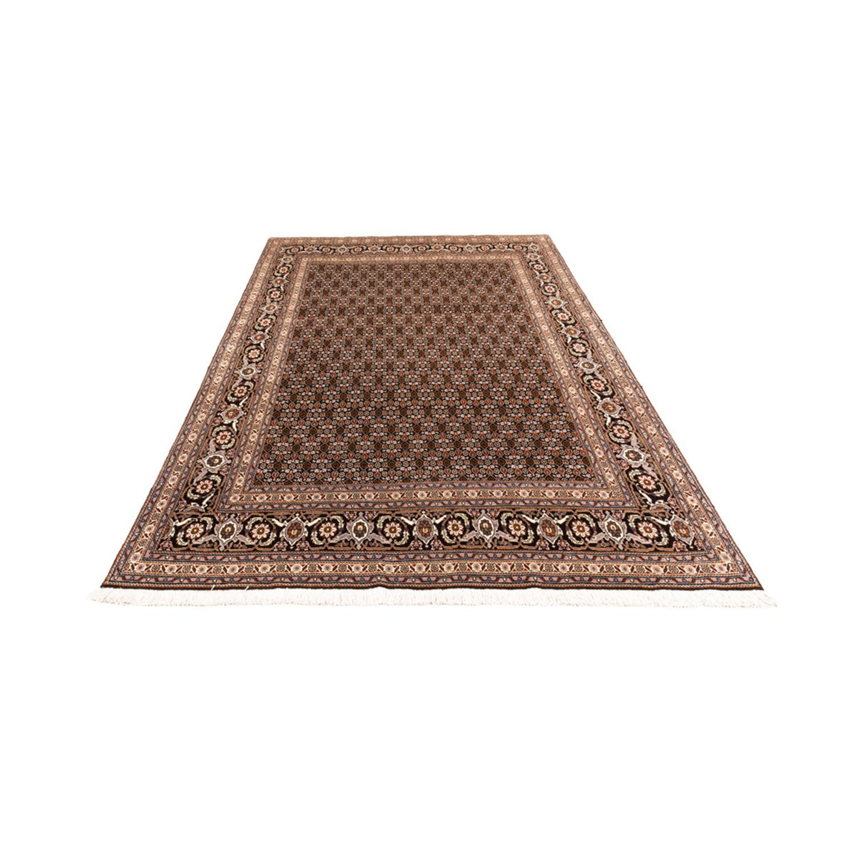 Persisk tæppe - Tabriz - Royal - 237 x 178 cm - mørkeblå