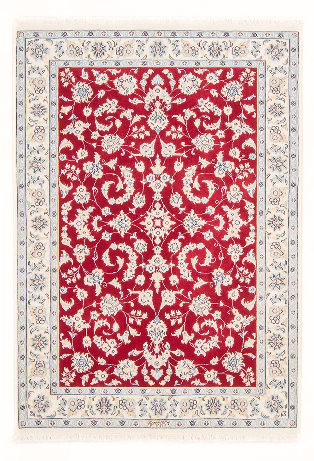 Persisk tæppe - Nain - Royal - 158 x 105 cm - rød