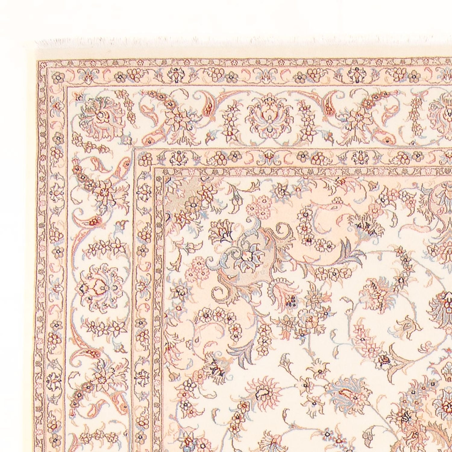 Persisk tæppe - Tabriz - Royal - 298 x 201 cm - creme