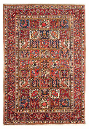 Persisk tæppe - Nomadisk - 312 x 210 cm - mørkerød