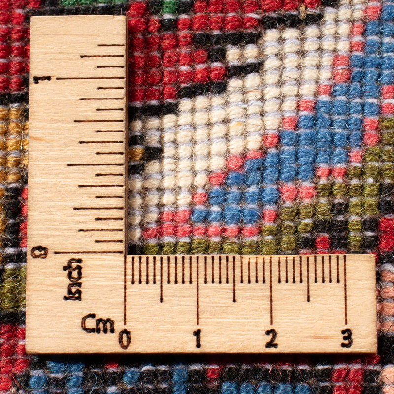 Persisk tæppe - Nomadisk - 312 x 210 cm - mørkerød