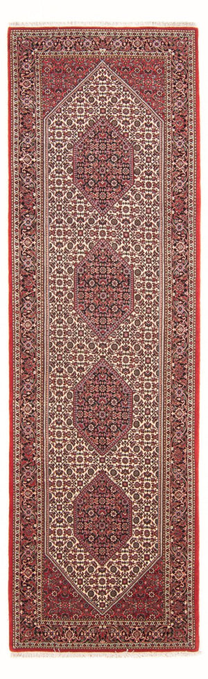 Løber Persisk tæppe - Bijar - Royal - 305 x 90 cm - beige