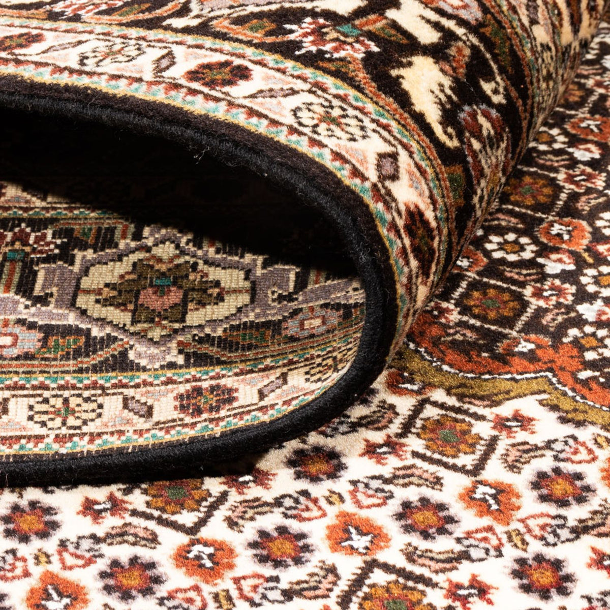 Persisk tæppe - Tabriz - Royal firkantet  - 203 x 198 cm - mørk beige