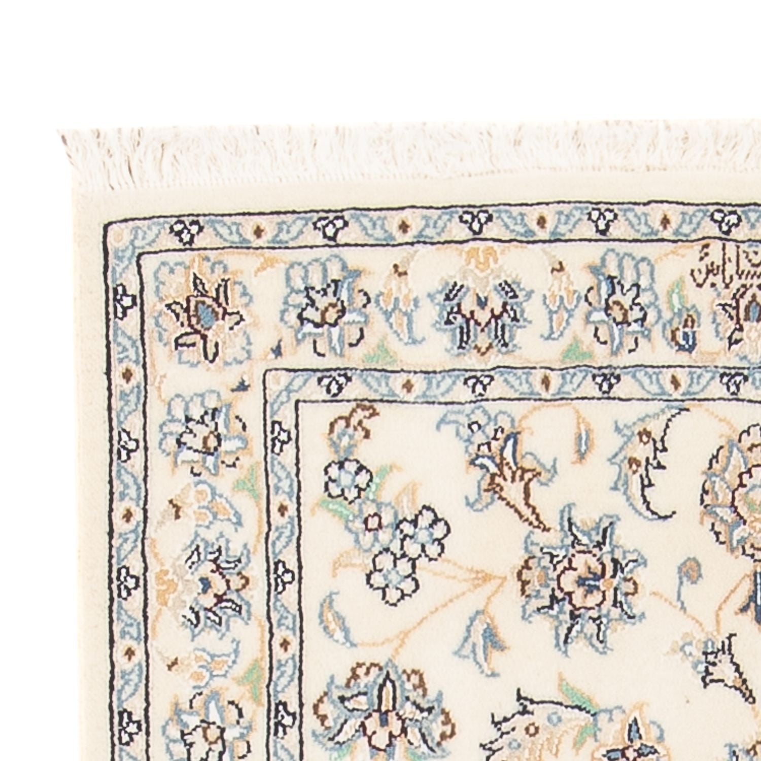 Persisk tæppe - Nain - Premium - 140 x 70 cm - creme