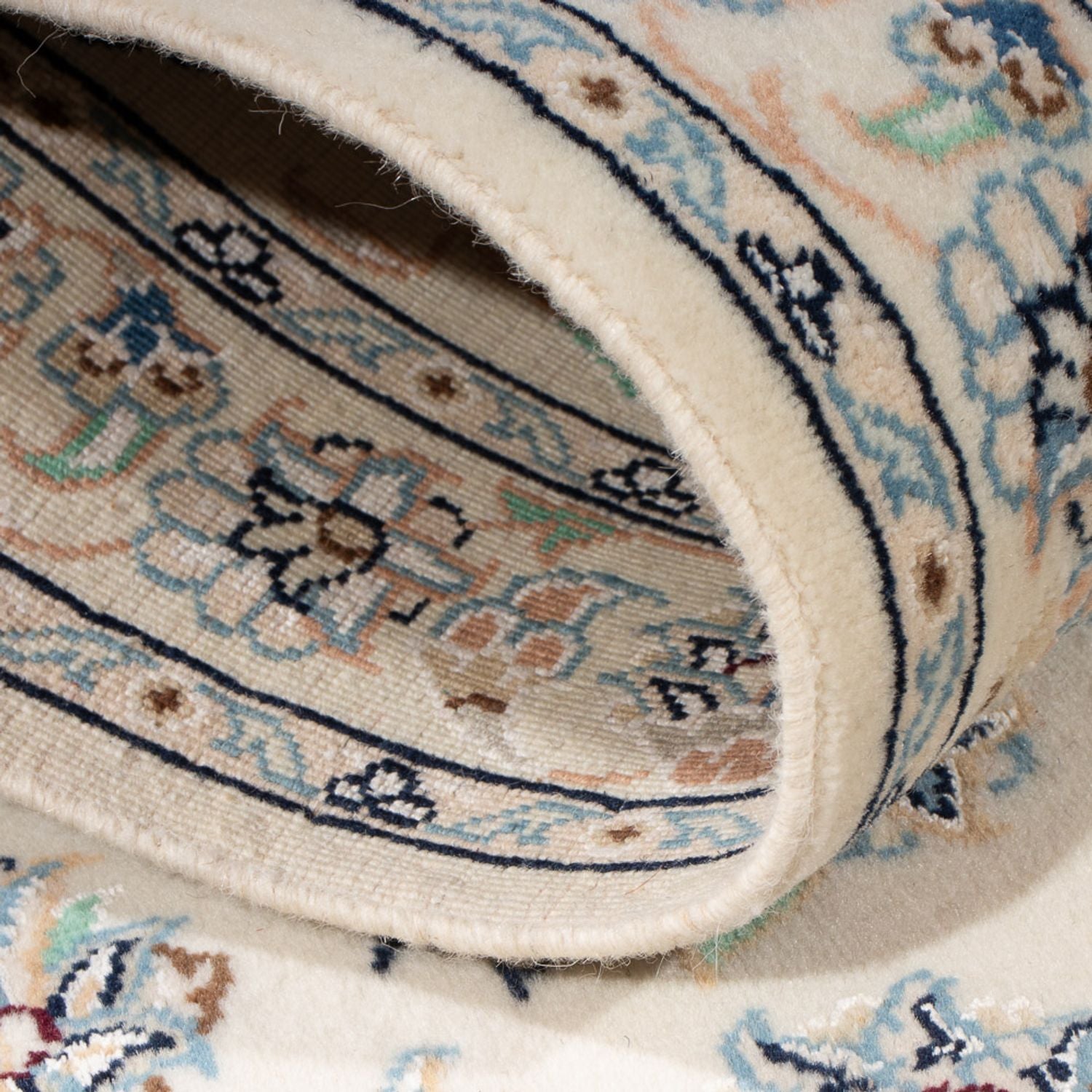 Persisk tæppe - Nain - Premium - 140 x 70 cm - creme