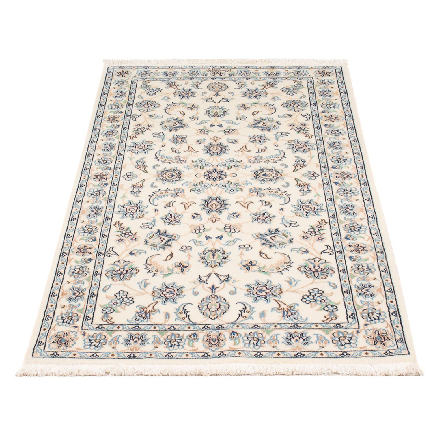 Persisk tæppe - Nain - Premium - 140 x 70 cm - creme