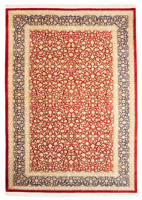 Silketæppe - Ghom Silk - Premium - 294 x 197 cm - rød