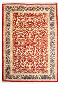 Silketæppe - Ghom Silk - Premium - 294 x 197 cm - rød