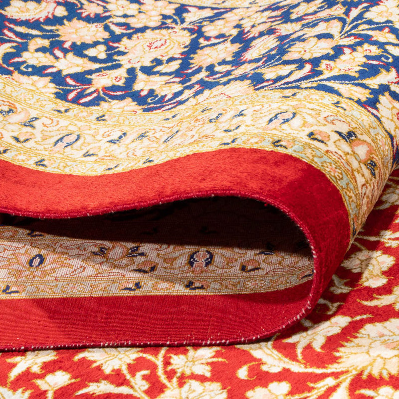Silketæppe - Ghom Silk - Premium - 294 x 197 cm - rød