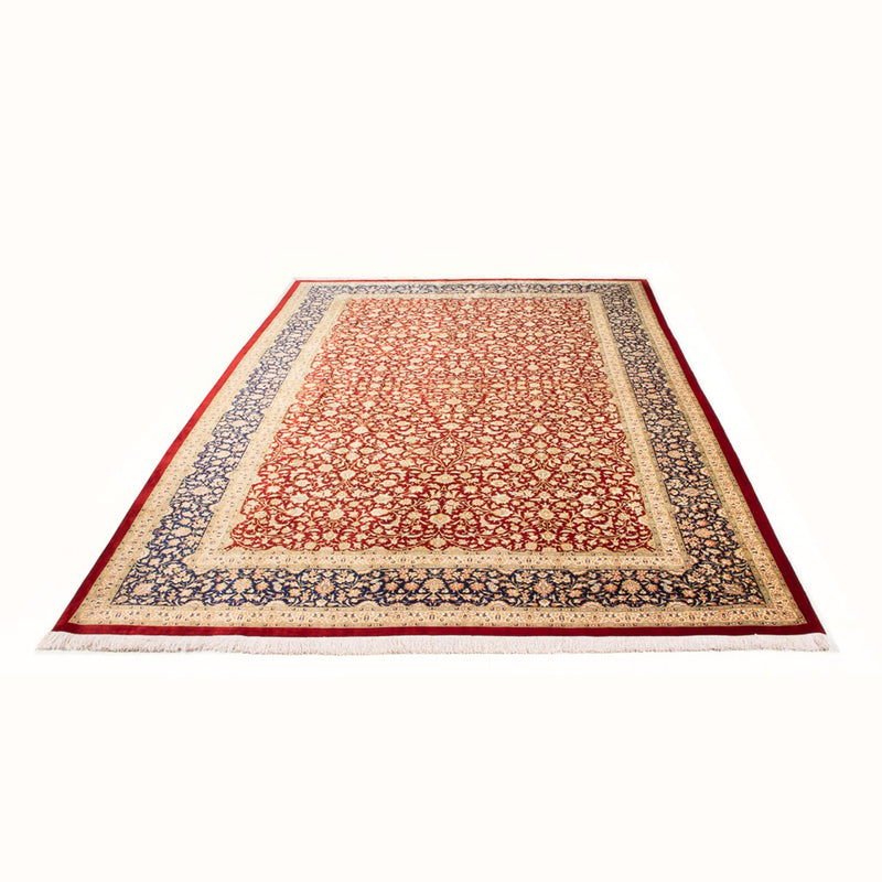 Silketæppe - Ghom Silk - Premium - 294 x 197 cm - rød