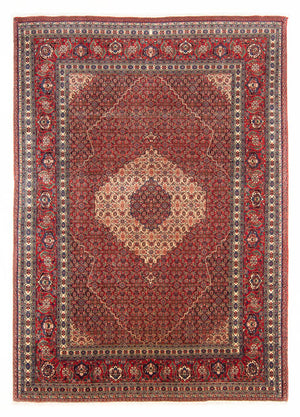 Persisk tæppe - Tabriz - Royal - 290 x 202 cm - mørkerød