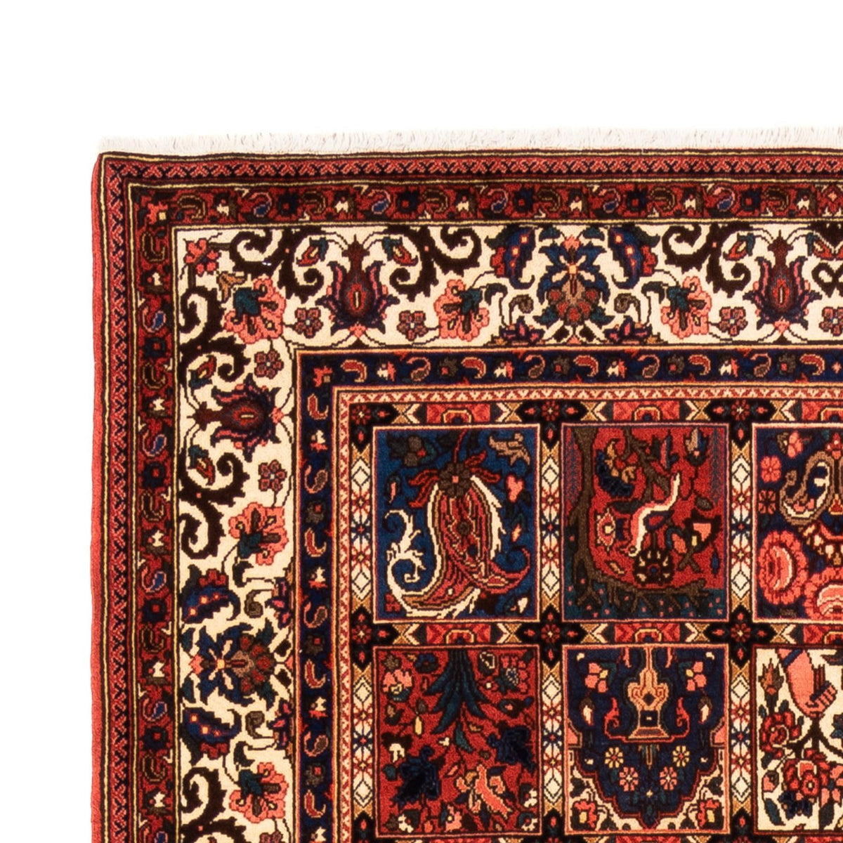 Persisk tæppe - Nomadisk - 252 x 157 cm - flerfarvet