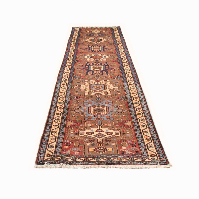 Løber Persisk tæppe - Nomadisk - 373 x 95 cm - rød