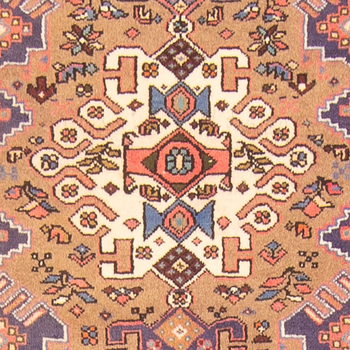 Løber Persisk tæppe - Nomadisk - 368 x 90 cm - flerfarvet