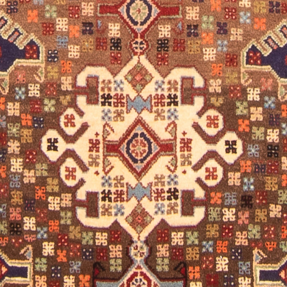 Løber Persisk tæppe - Nomadisk - 385 x 100 cm - flerfarvet