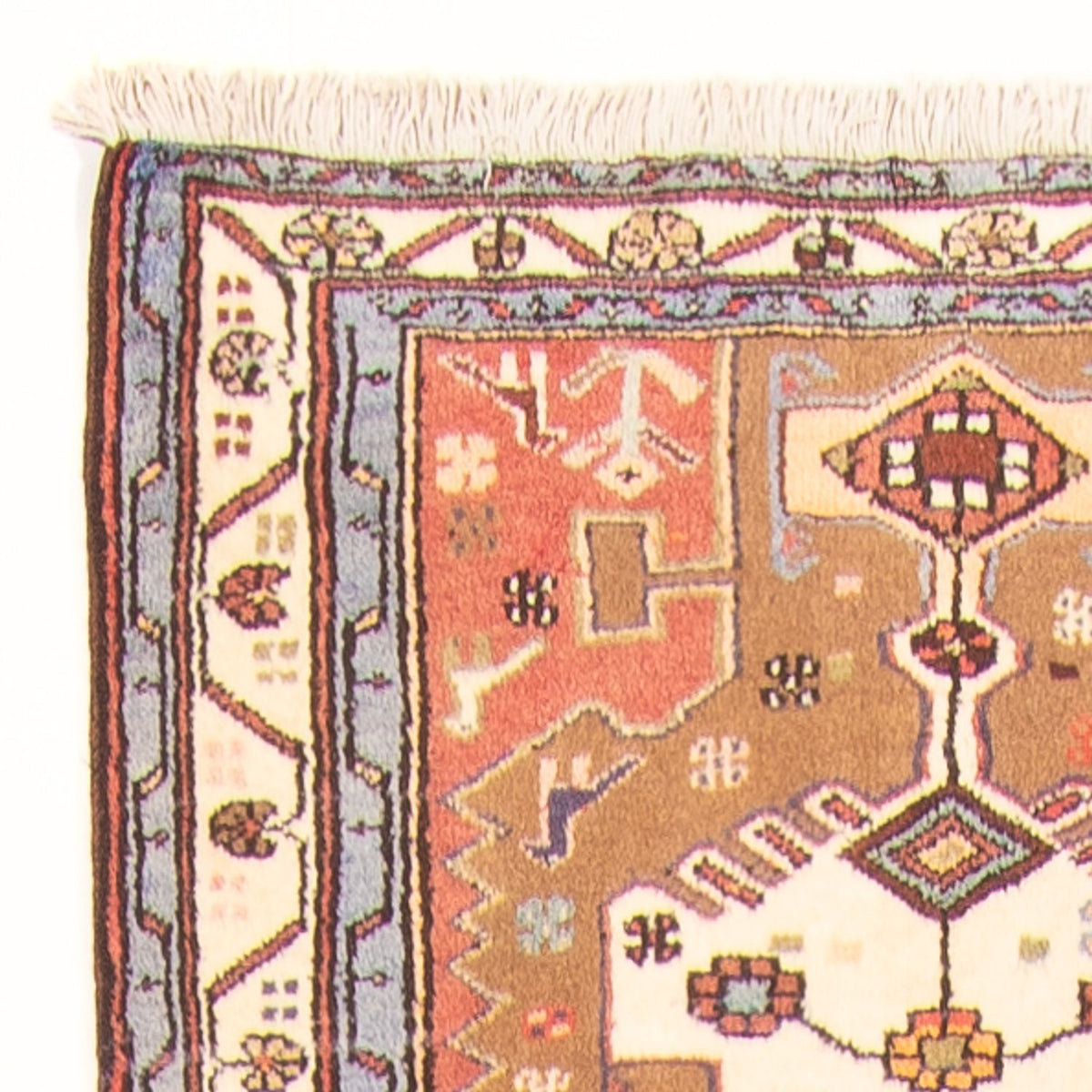 Løber Persisk tæppe - Nomadisk - 372 x 95 cm - rød