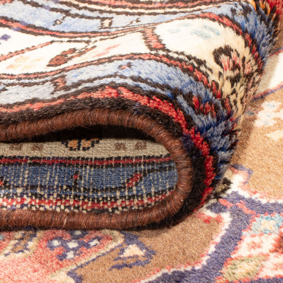 Løber Persisk tæppe - Nomadisk - 372 x 95 cm - rød