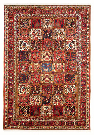 Persisk tæppe - Nomadisk - 314 x 210 cm - mørkerød