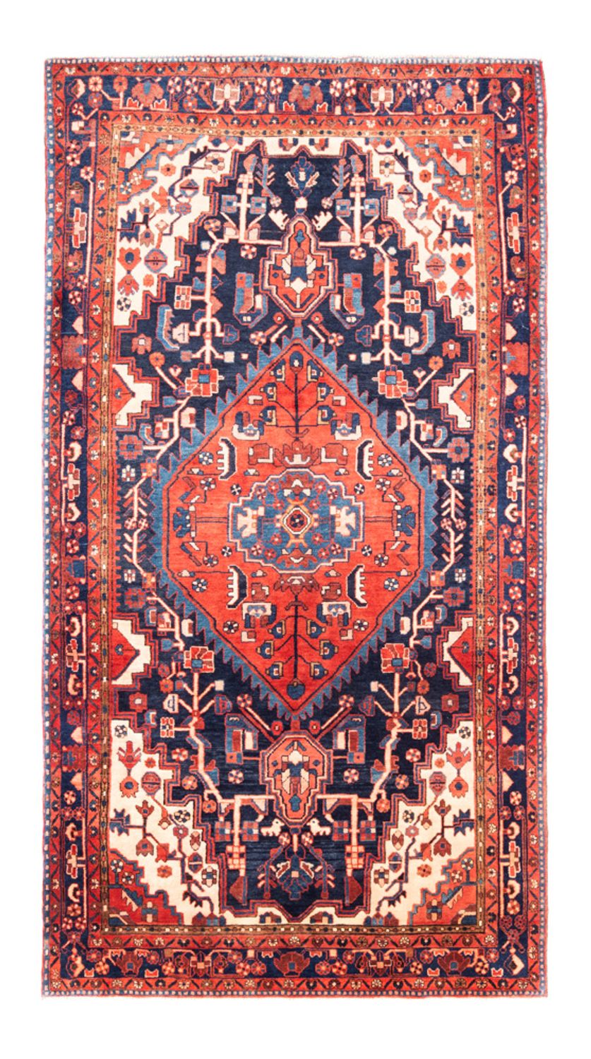 Persisk tæppe - Nomadisk - 325 x 175 cm - mørkeblå