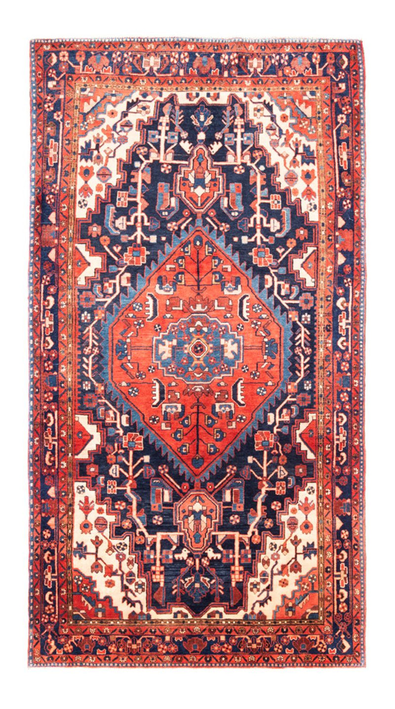 Persisk tæppe - Nomadisk - 325 x 175 cm - mørkeblå